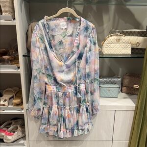 Misa Los Angeles Multicolor Floral Dress